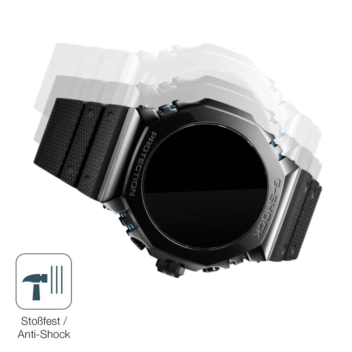 2x 9H Schutzfolie für Casio G-Shock MRG-B2100R Panzerfolie