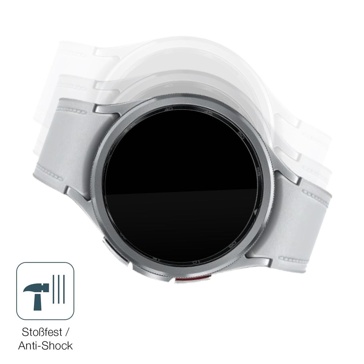 2x 9H Schutzfolie für Samsung Galaxy Watch 6 Classic 47mm Panzerfolie