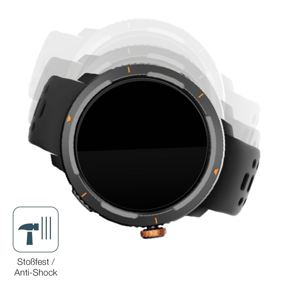2x 9H Schutzfolie für Hammer Watch 2 Lite Panzerfolie