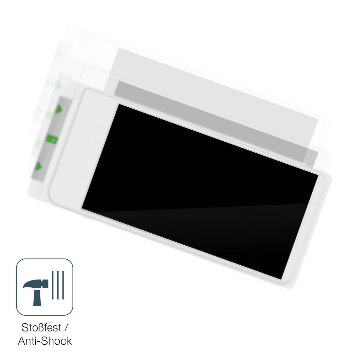 2x 9H Schutzfolie für Clover Flex Pocket Panzerfolie