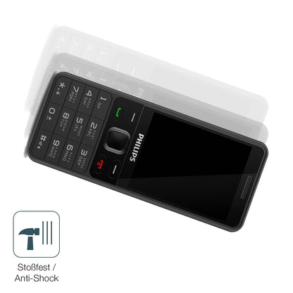 2x 9H Schutzfolie für Philips Xenium E185 Panzerfolie