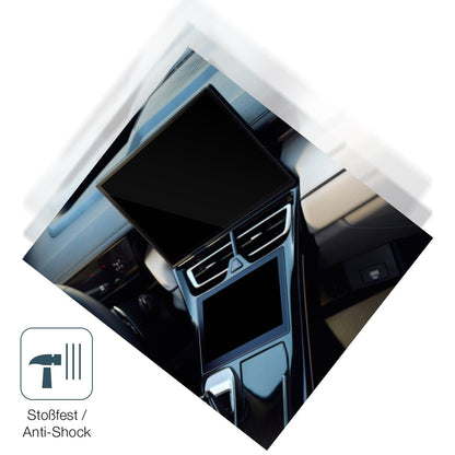 2x 9H Schutzfolie für GWM Wey 05 Dual Touchscreen Panzerfolie