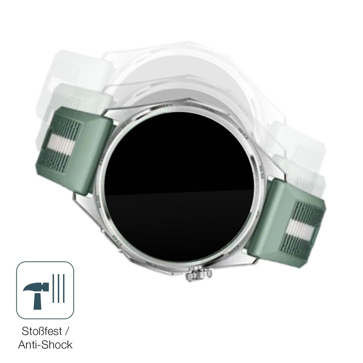2x 9H Schutzfolie für Huawei Watch GT6 46mm Panzerfolie
