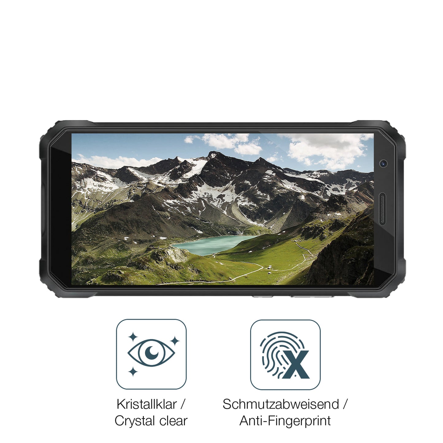 2x 9H Schutzfolie für Blackview S60 Pro Panzerfolie
