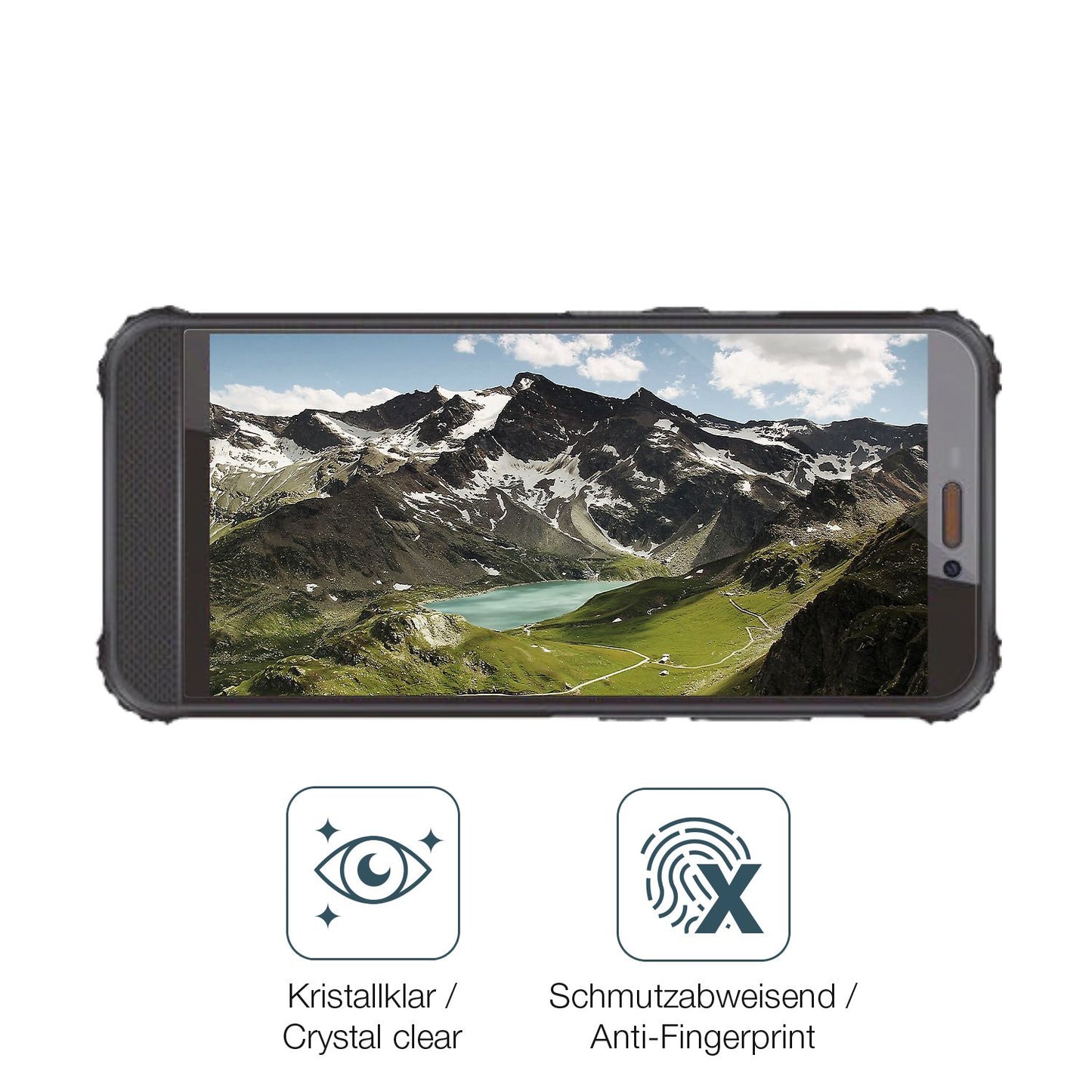 Flexible TPU-Folie passend zugeschnitten für AGM H3, vollständige Abdeckung