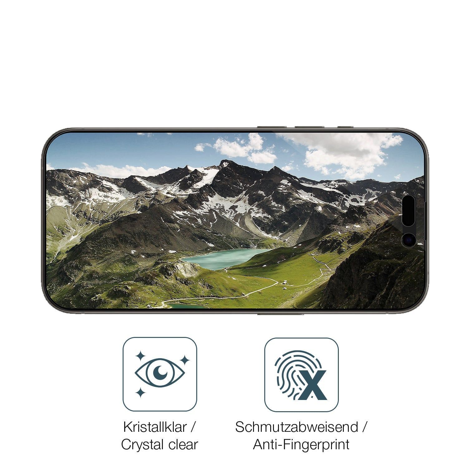 Flexible TPU-Folie passend zugeschnitten für Apple iPhone 15 Pro Max, vollständige Abdeckung