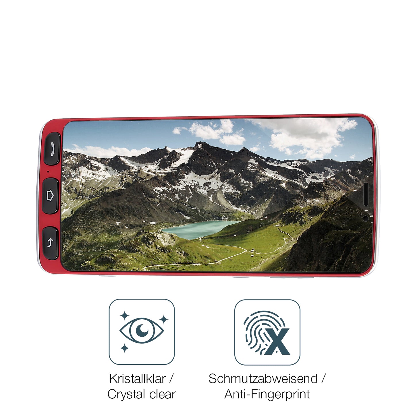4x Schutzfolie klar für Sweetlink F1 Plus Display-Schutzfolie