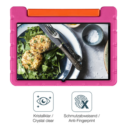 2x Schutzfolie klar für Ziovo Z138 PRO Kinder Tablet 10 Zoll Display-Schutzfolie