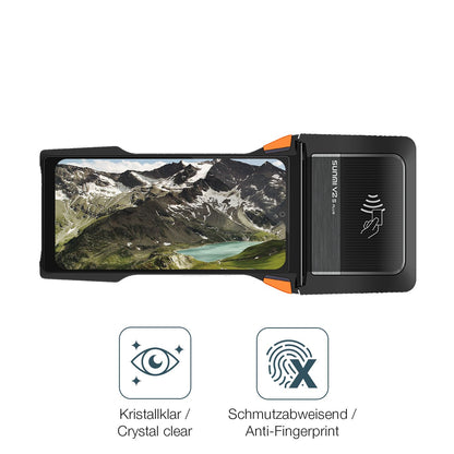4x Schutzfolie klar für sunmi V2s Plus Display-Schutzfolie