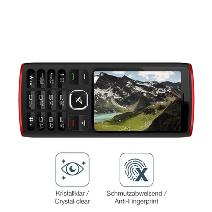 4x Schutzfolie klar für Ziox Thunder Mega Display-Schutzfolie