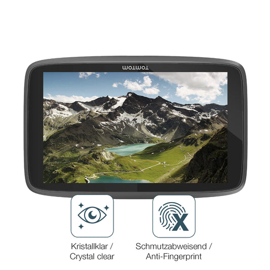 Flexible TPU-Folie passend zugeschnitten für TomTom Go Professional 620, vollständige Abdeckung