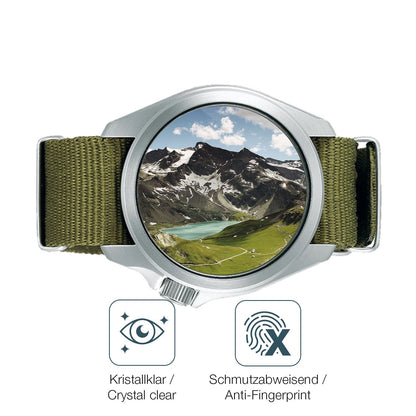 Schutz gegen Kratzer auf dem Seiko 5 Sports SBSA055 Glas durch Schlüssel oder Ähnliches