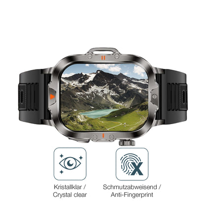 2x 9H Schutzfolie für VicBou 2.01 Zoll Smartwatch Panzerfolie