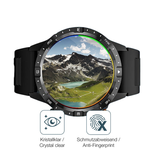 Schutz gegen Kratzer auf dem Banlvs Smartwatch 1.39 Zoll Glas durch Schlüssel oder Ähnliches
