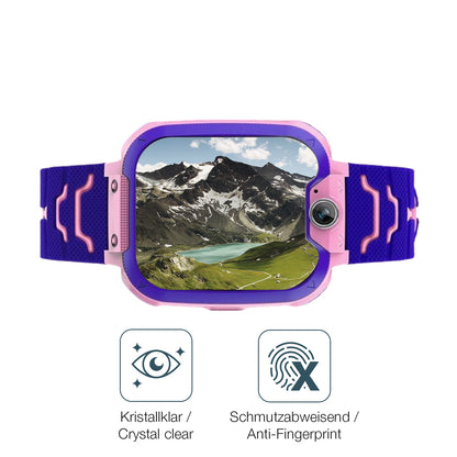 2x 9H Schutzfolie für Kesasohe Smartwatch Kinder Panzerfolie