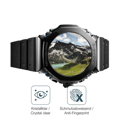 6x Schutzfolie klar für Casio G-Shock MRG-B2100R Display-Schutzfolie