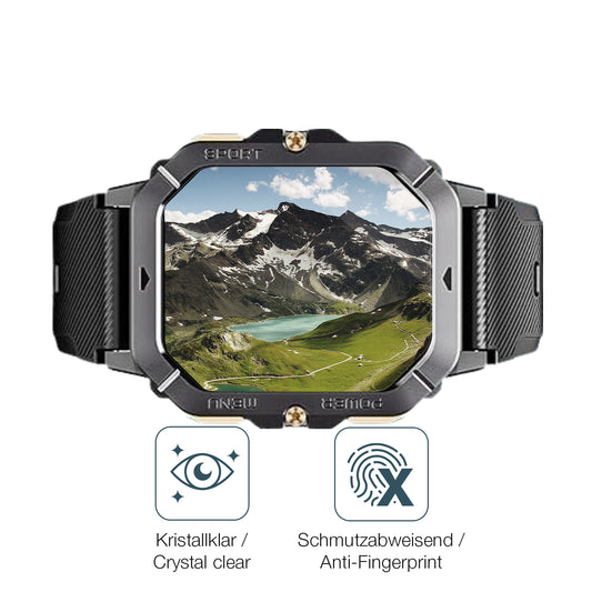 Schutz gegen Kratzer auf dem Oukitel BT101 2.02 Zoll Glas durch Schlüssel oder Ähnliches