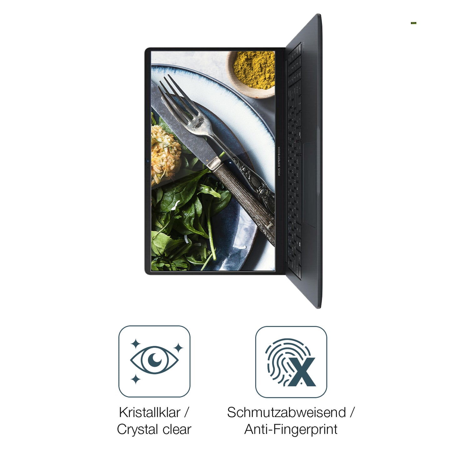 Schutz gegen Kratzer auf dem Asus Expertbook B1 BM1503 Glas durch Schlüssel oder Ähnliches