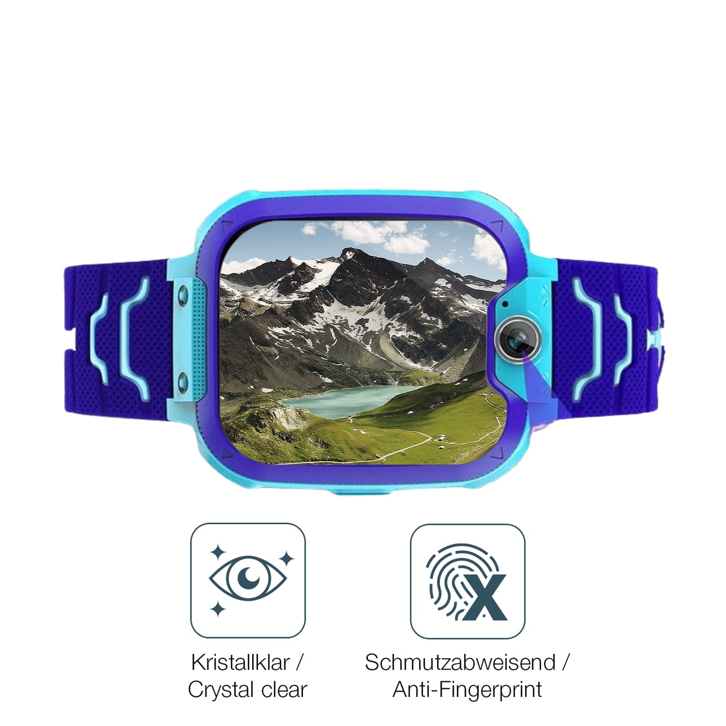 Schutz gegen Kratzer auf dem Jubunrer Noir 1.69 Zoll Glas durch Schlüssel oder Ähnliches
