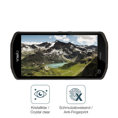 4x Schutzfolie klar für Cyrus CS28 Hipster Rev.2 Display-Schutzfolie