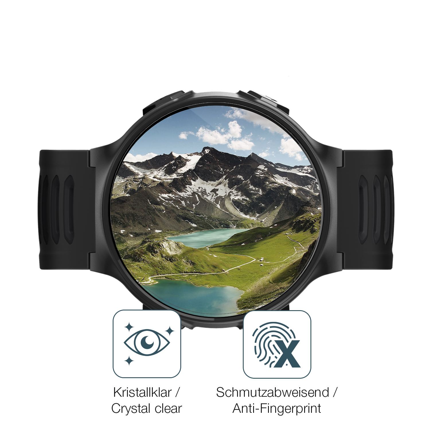 Schutz gegen Kratzer auf dem Kiprun GPS 500 Coros Glas durch Schlüssel oder Ähnliches