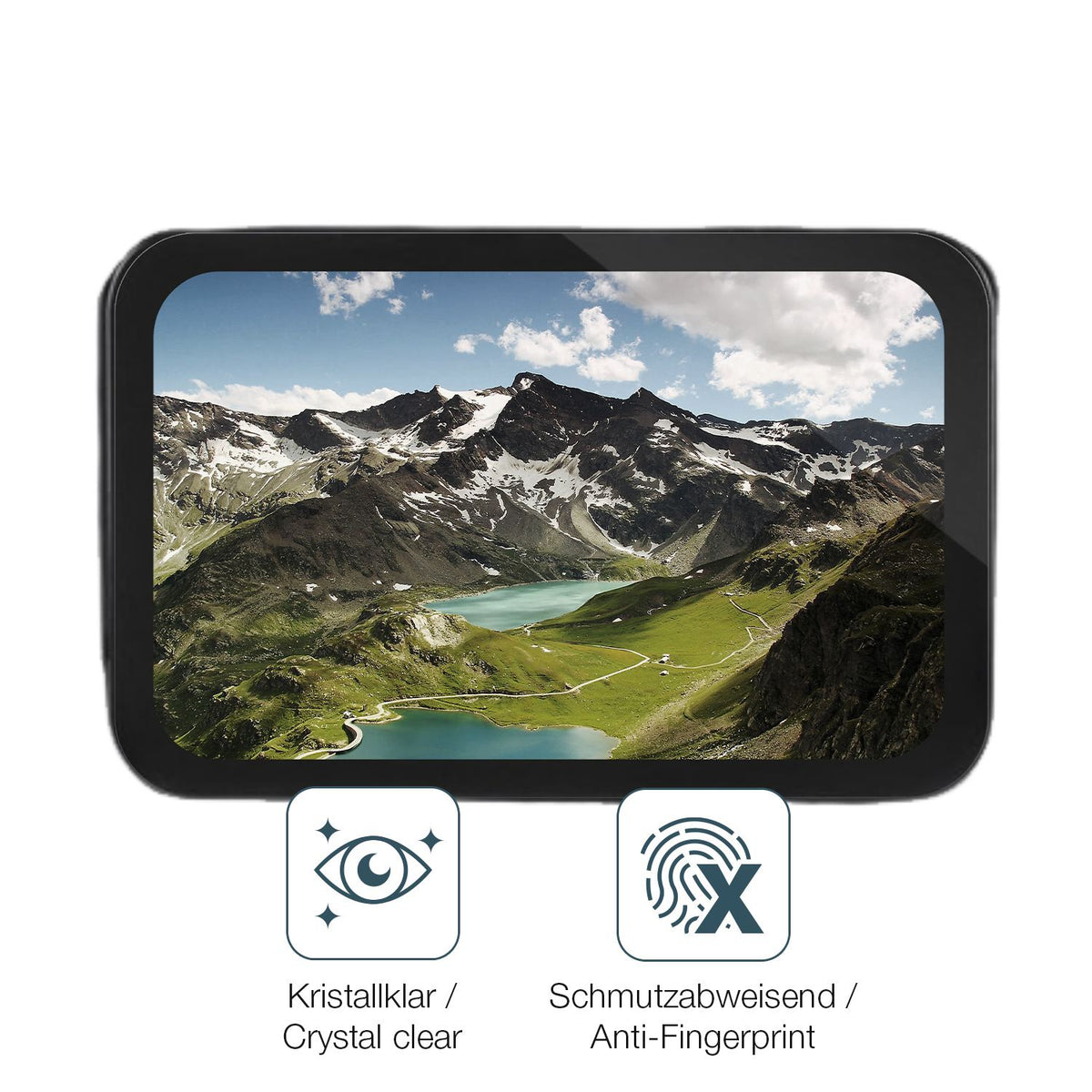 4x Schutzfolie klar für Caso 1846 Display-Schutzfolie