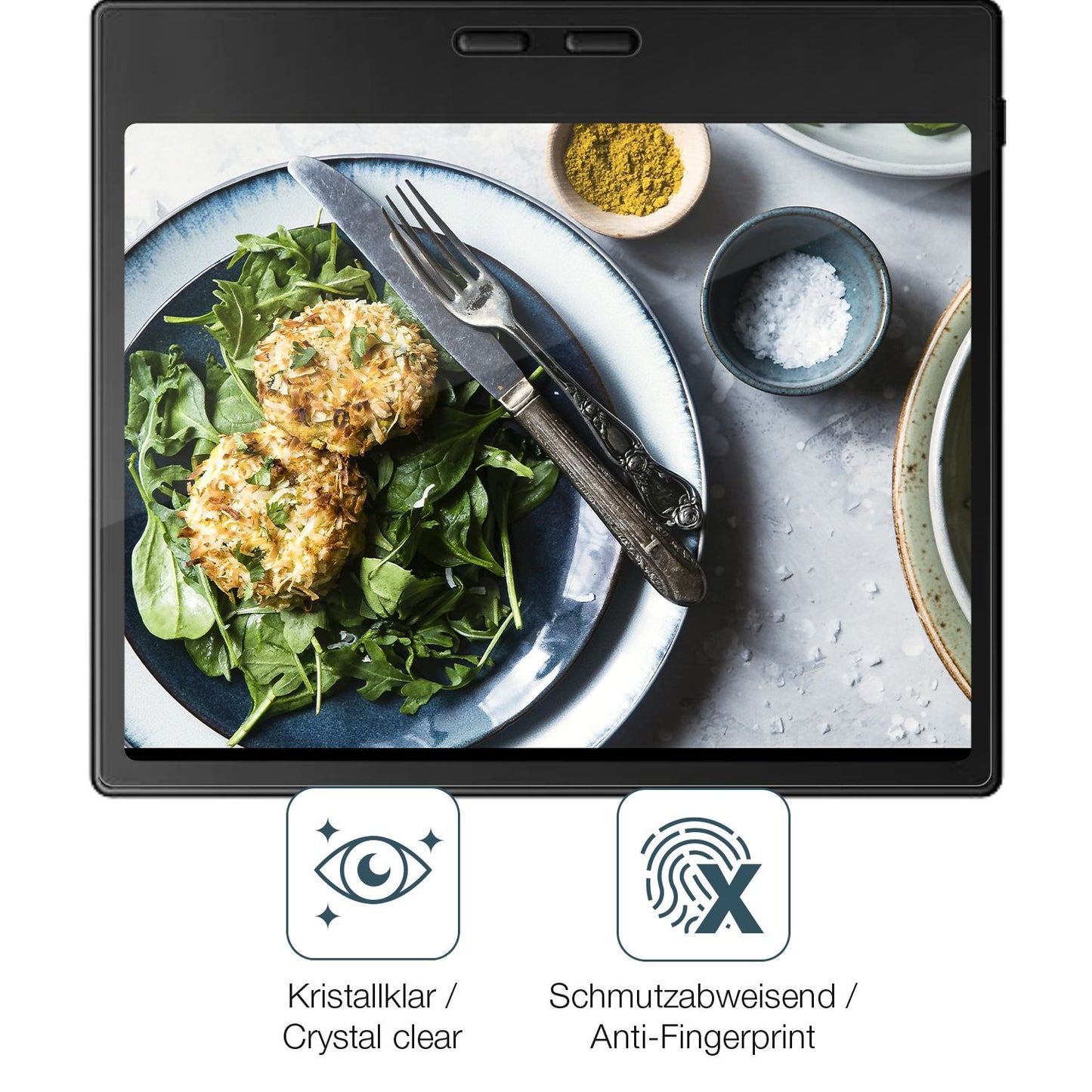 Flexible TPU-Folie passend zugeschnitten für Onyx Boox Go Color 7 Gen2, vollständige Abdeckung