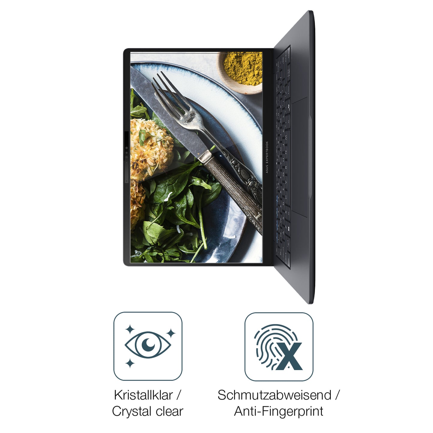Schutz gegen Kratzer auf dem Asus ExpertBook B3 B3405 Glas durch Schlüssel oder Ähnliches