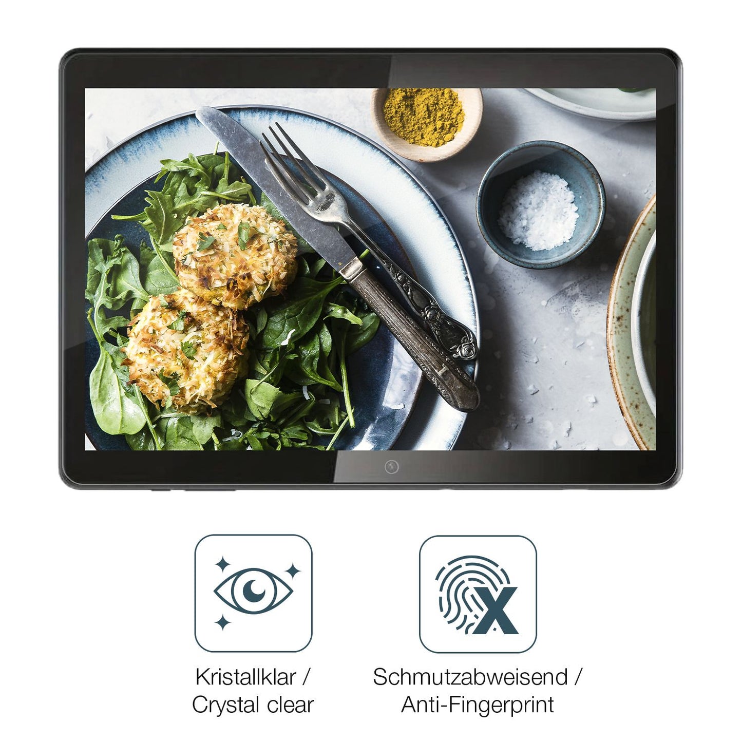 2x 9H Schutzfolie für QDDQ Tablet Panzerfolie
