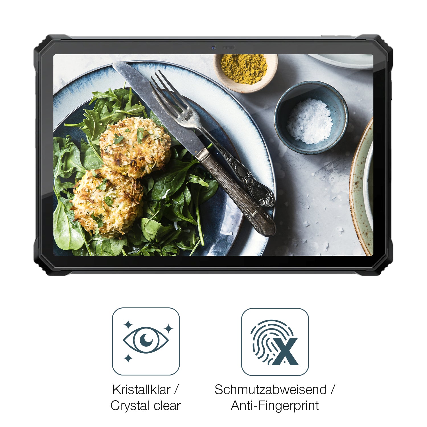 Schutz gegen Kratzer auf dem Blackview Active 12 Pro Glas durch Schlüssel oder Ähnliches