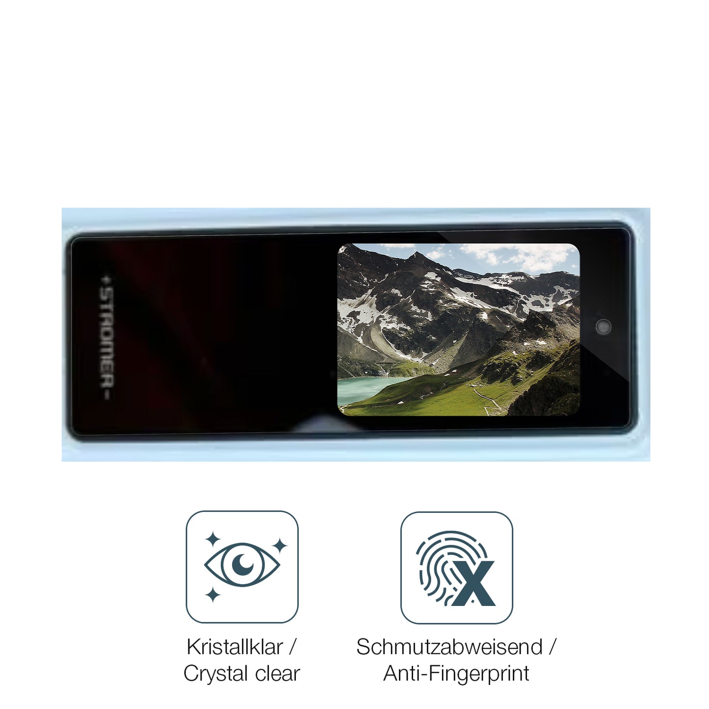 Flexible TPU-Folie passend zugeschnitten für Stromer ST3 Omni, vollständige Abdeckung