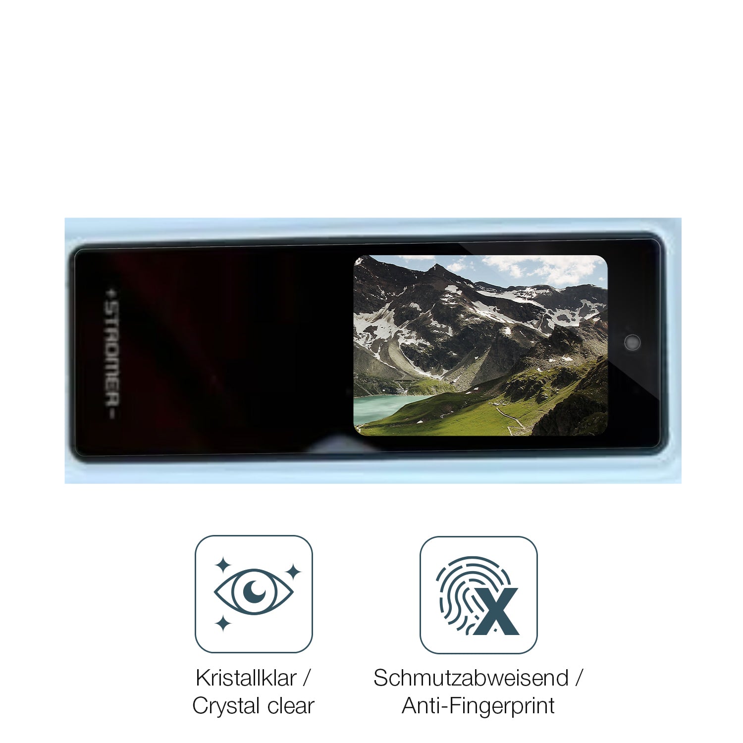 Flexible TPU-Folie passend zugeschnitten für Stromer ST3 Omni, vollständige Abdeckung
