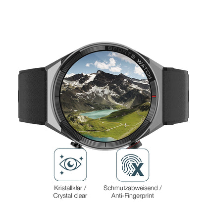Flexible TPU-Folie passend zugeschnitten für Watchmark Maverick, vollständige Abdeckung