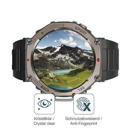 6x Schutzfolie klar für Reiteag Sekoda GPS 1.43 Zoll Display-Schutzfolie