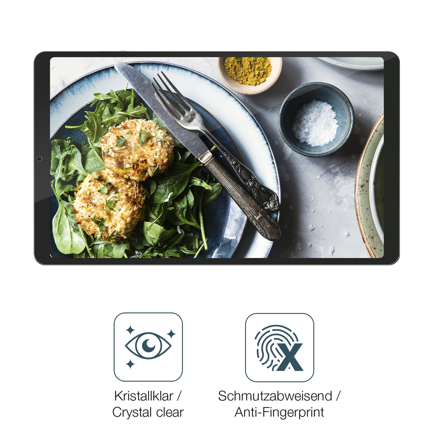 Schutz gegen Kratzer auf dem Ulefone Tab A9 Pro Glas durch Schlüssel oder Ähnliches