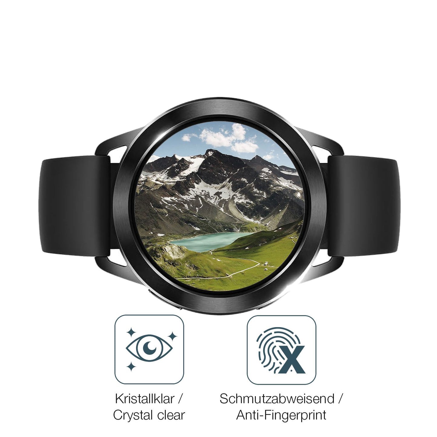 2x 9H Schutzfolie für Xiaomi Watch S3 Panzerfolie