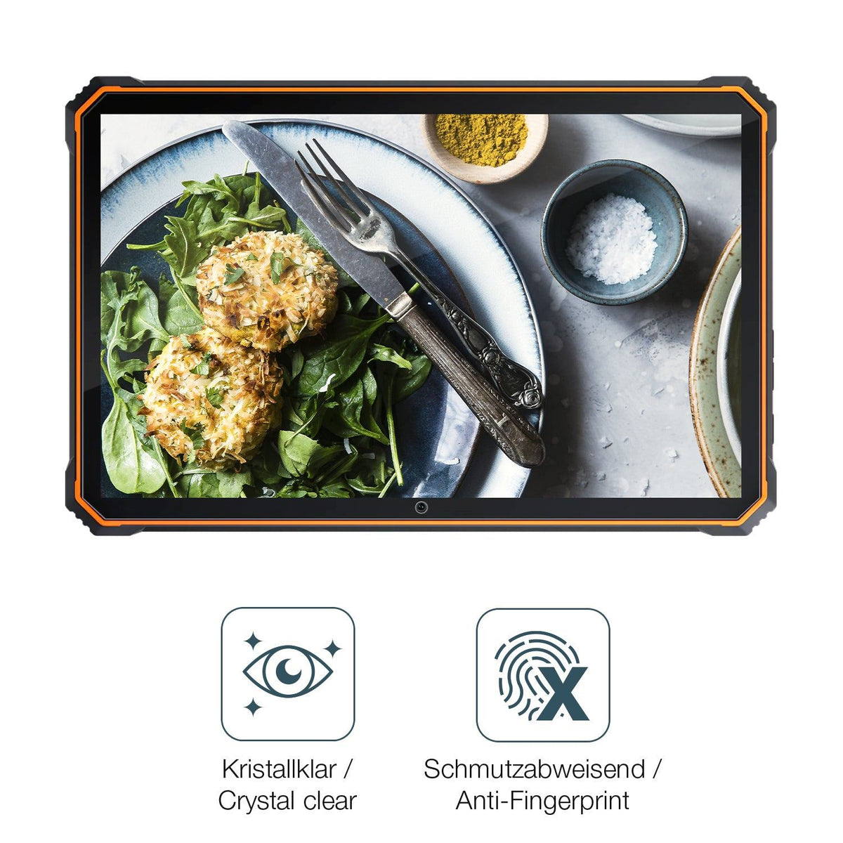 2x 9H Schutzfolie für Blackview Active 8 Pro Panzerfolie