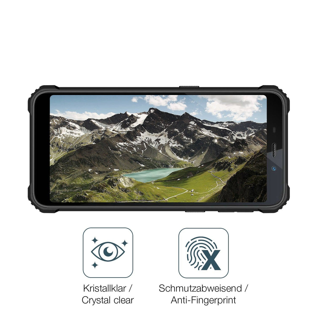 2x 9H Schutzfolie für Oukitel WP20 Pro Panzerfolie