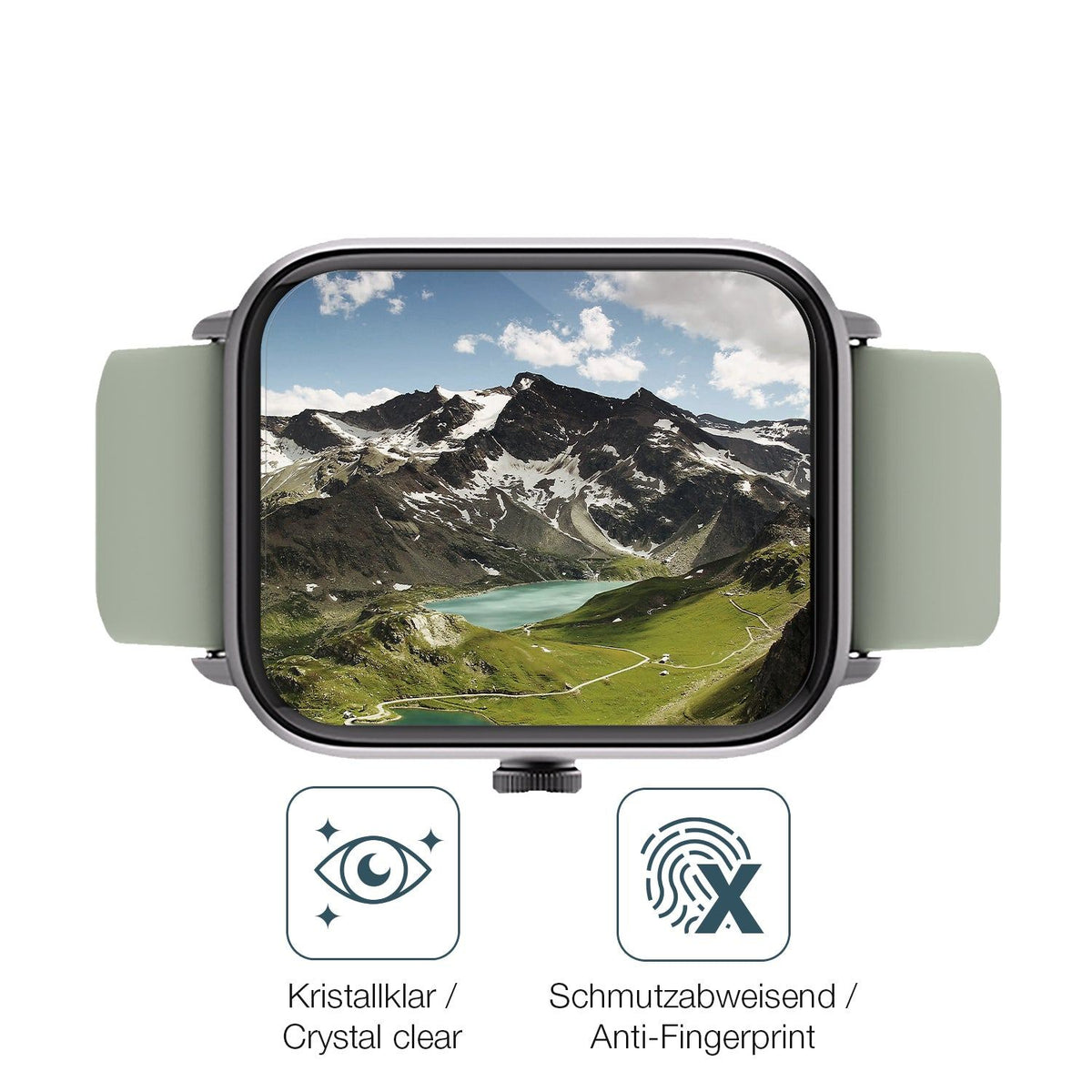 2x 9H Schutzfolie für Noise ColorFit Pro 3 Alpha Panzerfolie