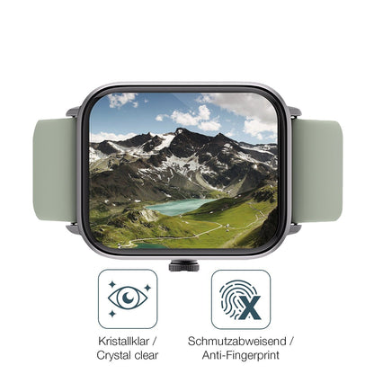 2x 9H Schutzfolie für Noise ColorFit Pro 3 Alpha Panzerfolie