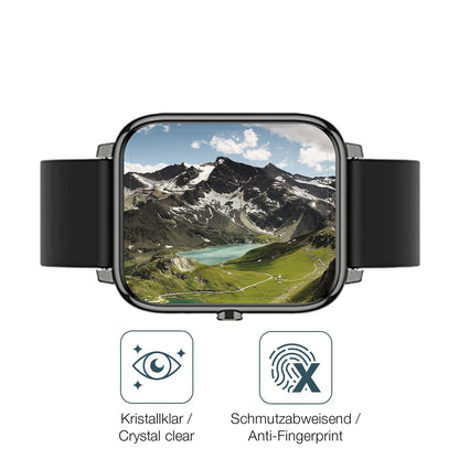 2x 9H Schutzfolie für Popglory Smartwatch Panzerfolie
