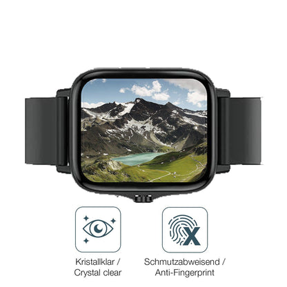 1x 9H Schutzfolie für Kaseemi 1,7 Zoll Smartwatch Panzerfolie