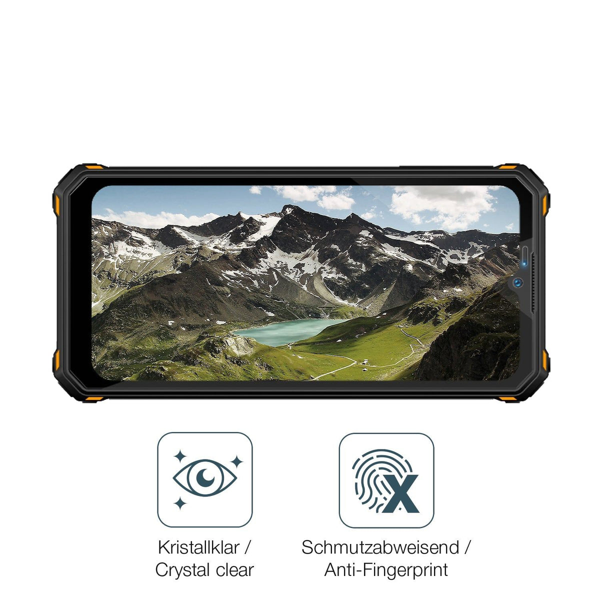 2x 9H Schutzfolie für Oukitel WP15 Panzerfolie