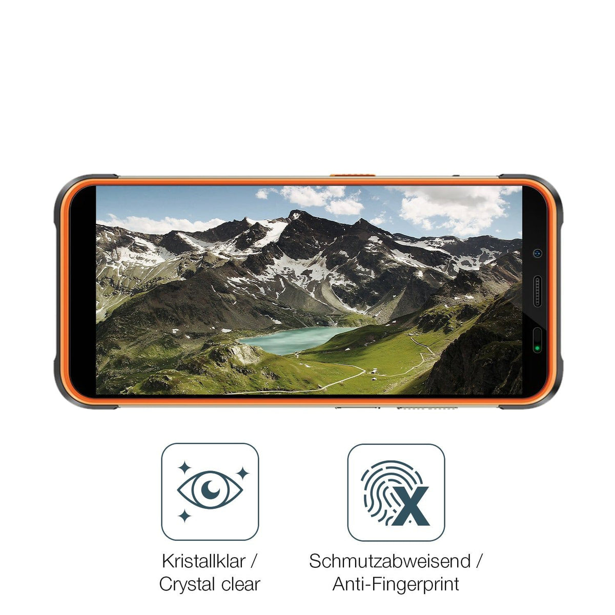 2x 9H Schutzfolie für Ulefone Power Armor 16s Panzerfolie