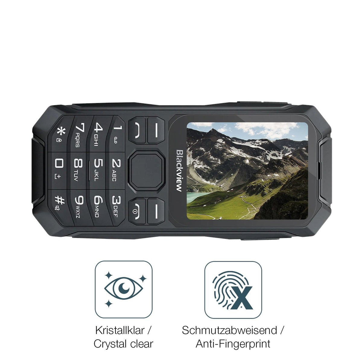 2x 9H Schutzfolie für Blackview N1000 Panzerfolie