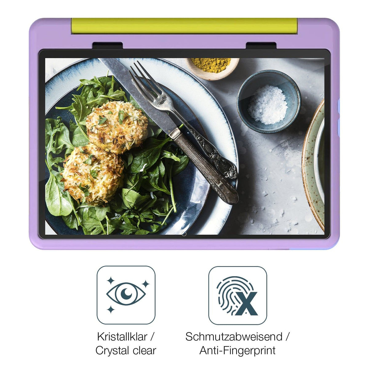 2x 9H Schutzfolie für Cheerjoy Kinder Tablet 10 Zoll Panzerfolie