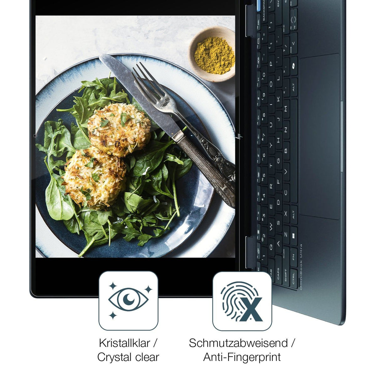 2x 9H Schutzfolie für HP OmniBook Ultra Flip 14 Panzerfolie