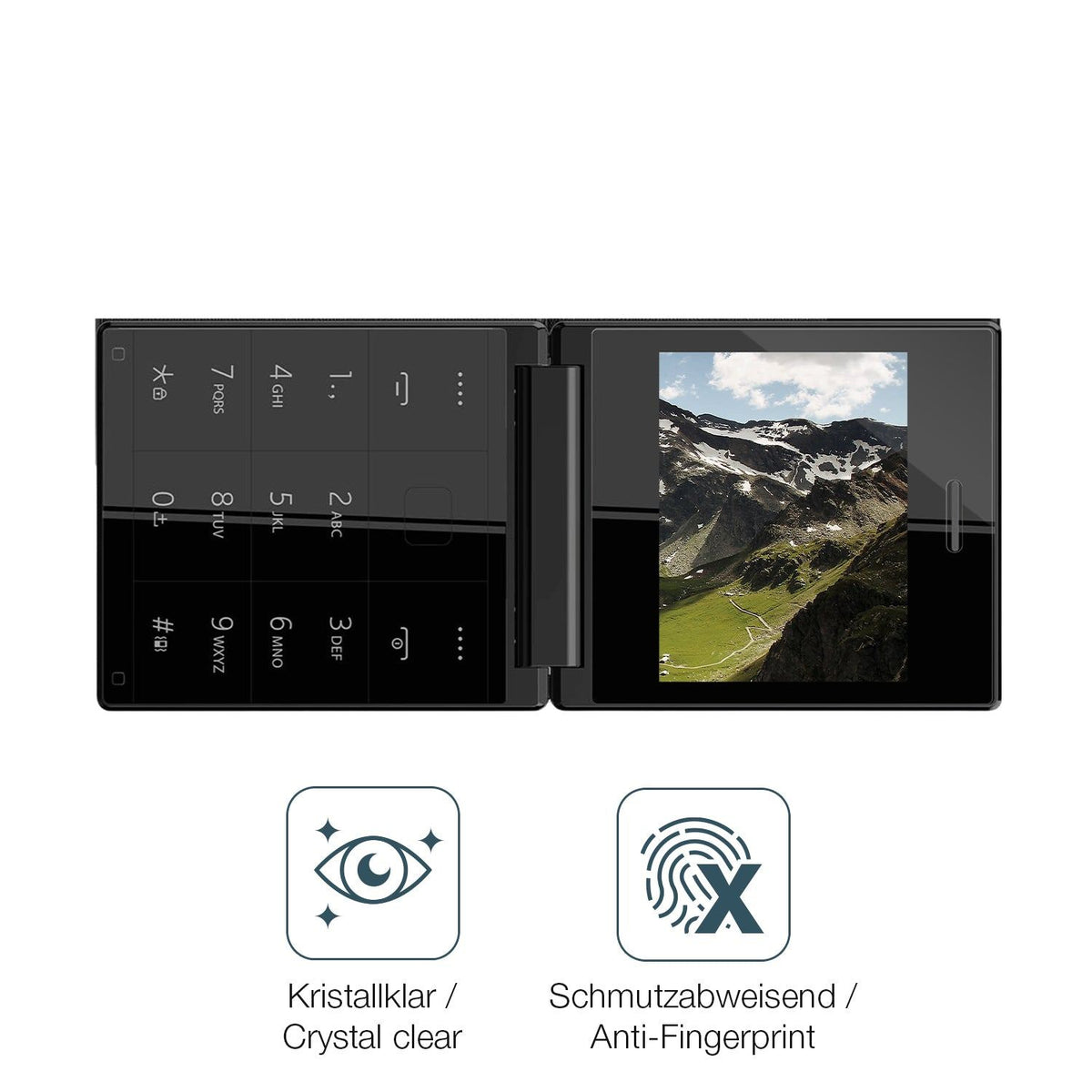 2x 9H Schutzfolie für Itel Flip One Panzerfolie