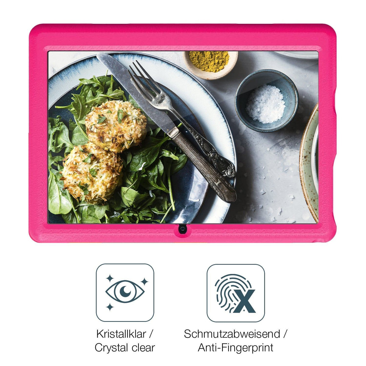 2x 9H Schutzfolie für Bufo Kids Tablet KT1006 10 Zoll Panzerfolie