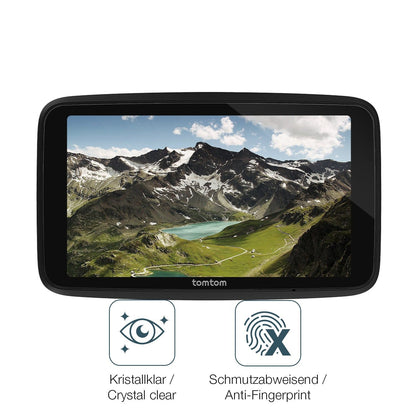 2x 9H Schutzfolie für TomTom Go Advanced 6 Zoll Panzerfolie
